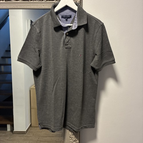 Tommy hilfiger poloshirt grau - tommy,