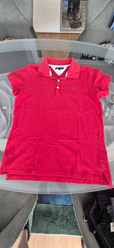 Tommy hilfiger polo rot - tommy, xl