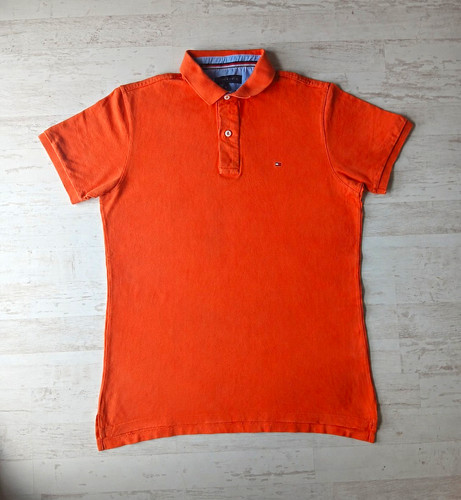 Tommy hilfiger polo - orange, |