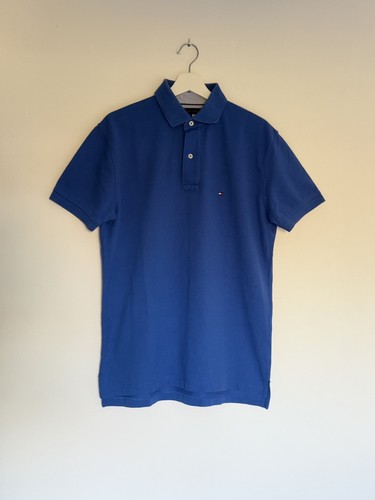 Tommy hilfiger blue polo shirt - hilfiger,