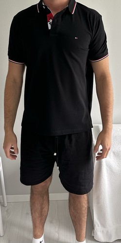 Schwarzes poloshirt von tommy - von,